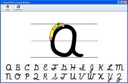Pencil Pete's Cursive Writing .